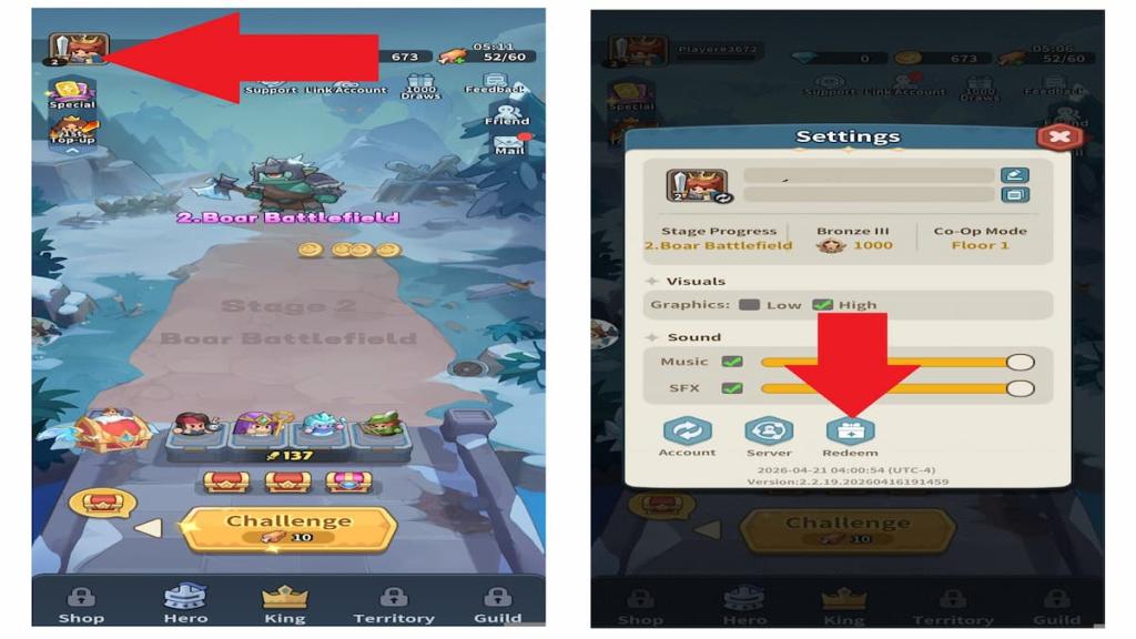 How to redeem Evo Defense codes.