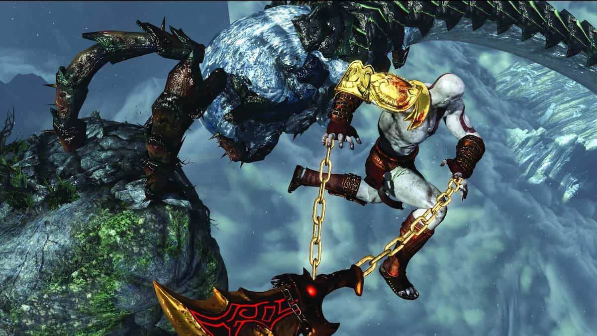 God of War 3 remaster Poseidon fight