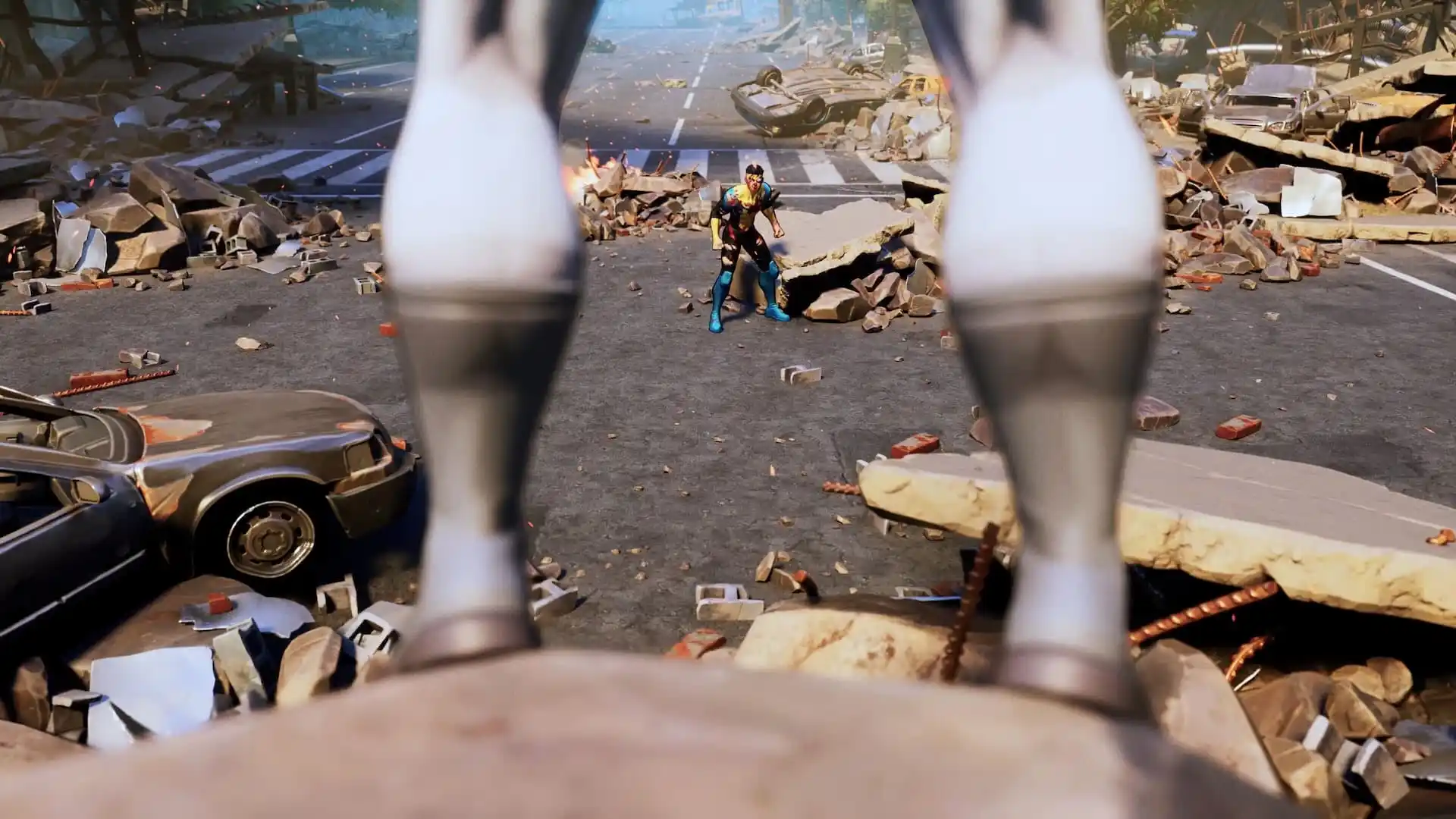 Invincible VS cutscene