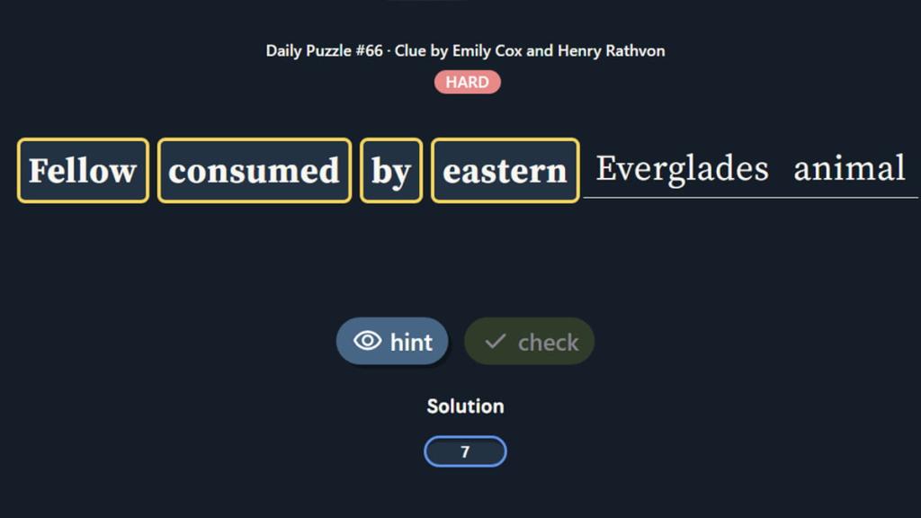 Parseword April 4 puzzle