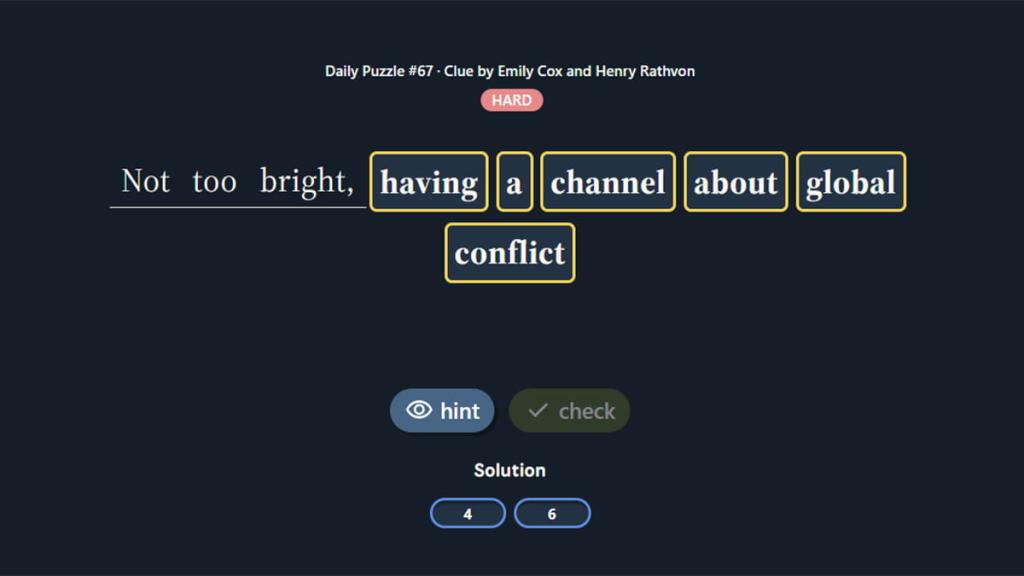 Parseword April 5 puzzle