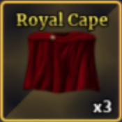 Royal Cape cosmetic from Sailor Piece Roblox experience.