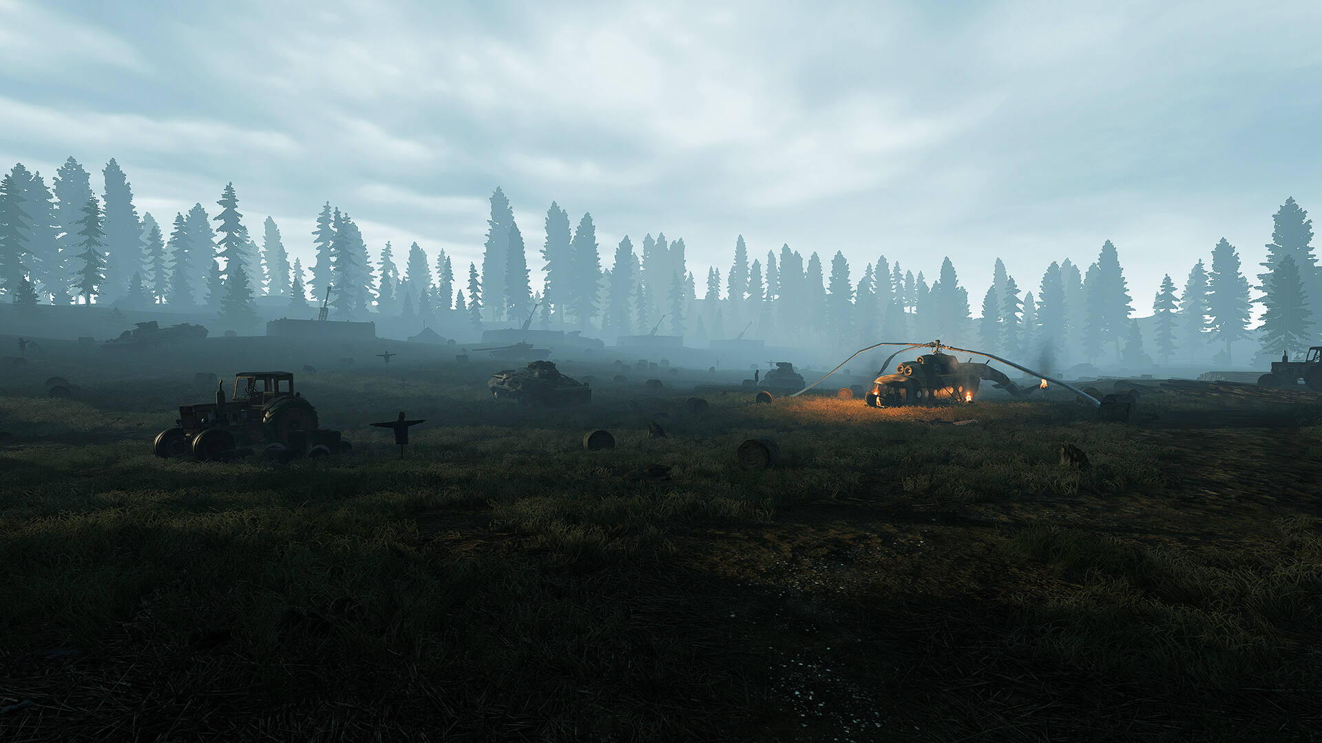 A broken down chopper in Road to Vostok