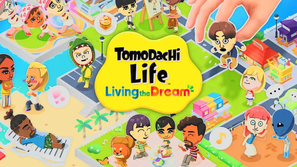 Tomodachi life living the dream key art