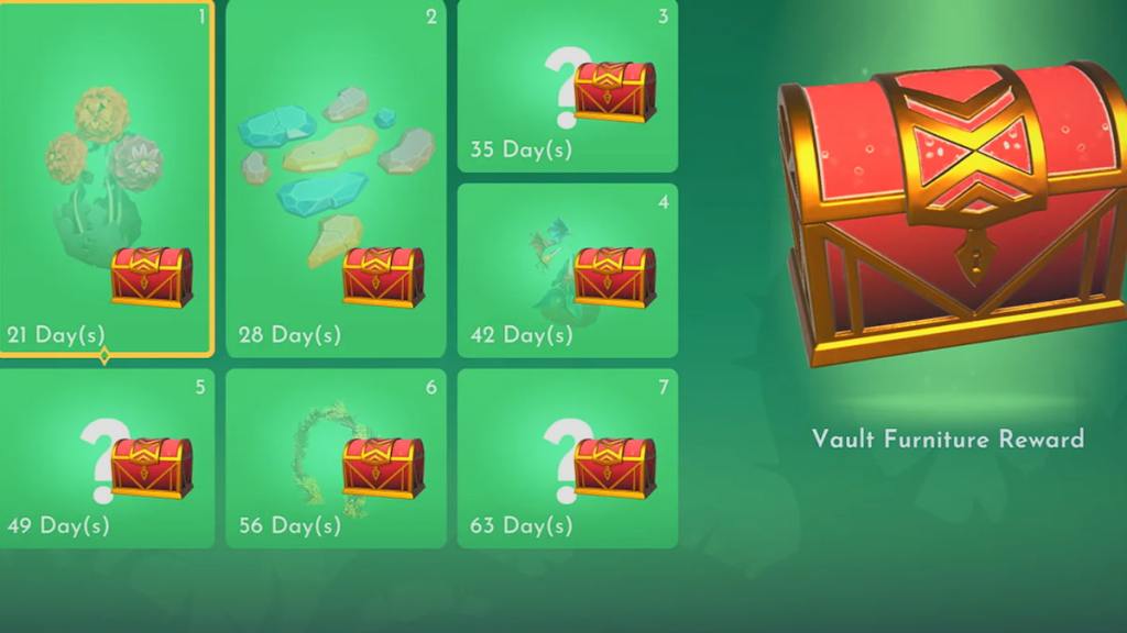 Red vault chests in disney dreamlight valley