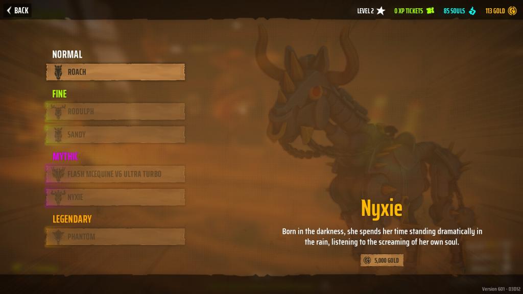 Mounts in Far Far West