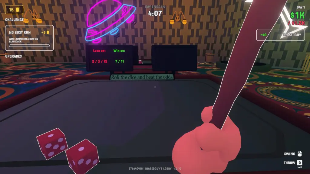 Craps machine in Gamble with your Friends