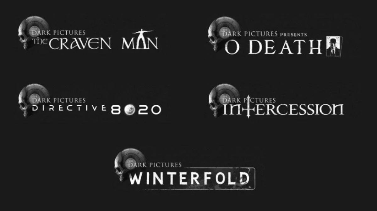 Season 2 of Dark Pictures Anthology titles and logos