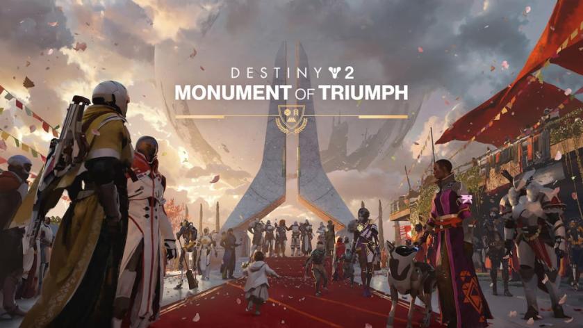 Key Art of the Monument of Triumph update in Destiny 2, its last one.