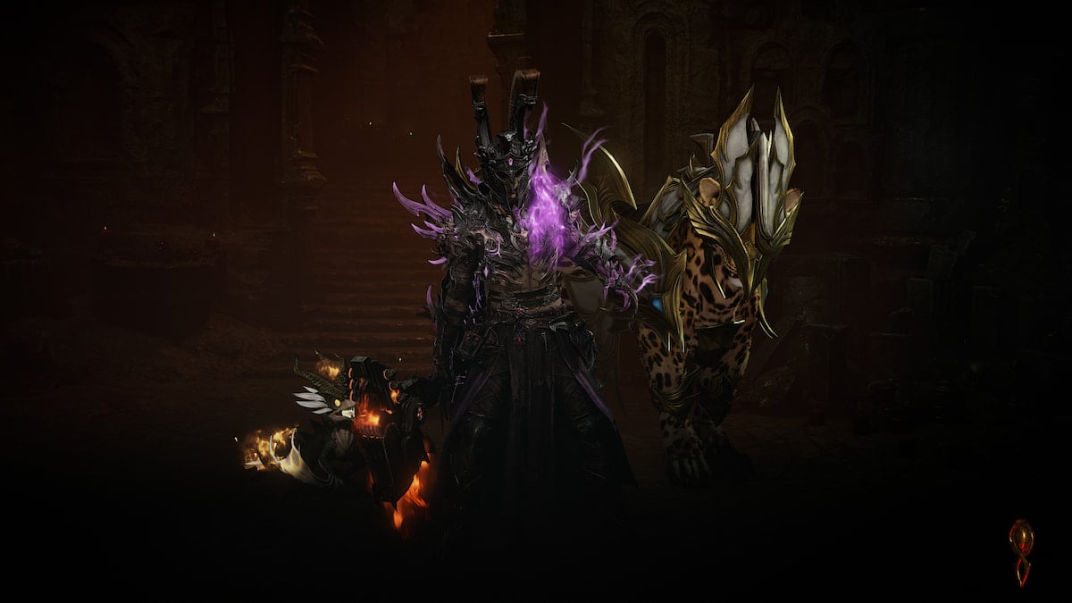 A Warlock in Diablo 4.