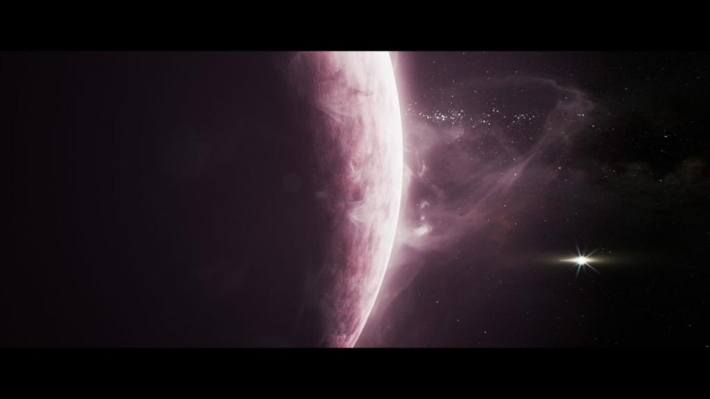 Shot of the side of tau ceti f.