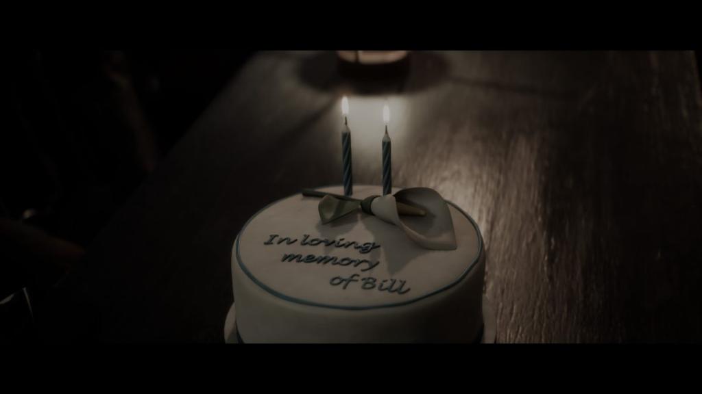 The birthday cake for Young in remembrance of her father, Bill