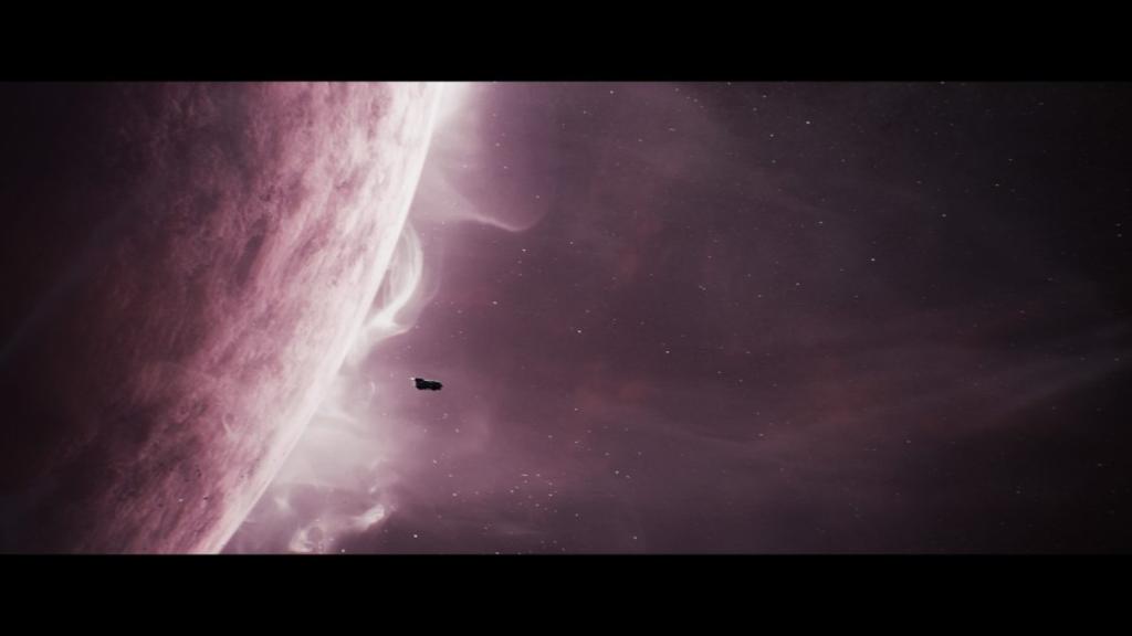 The S.E.V. flying out from Tau Ceti f