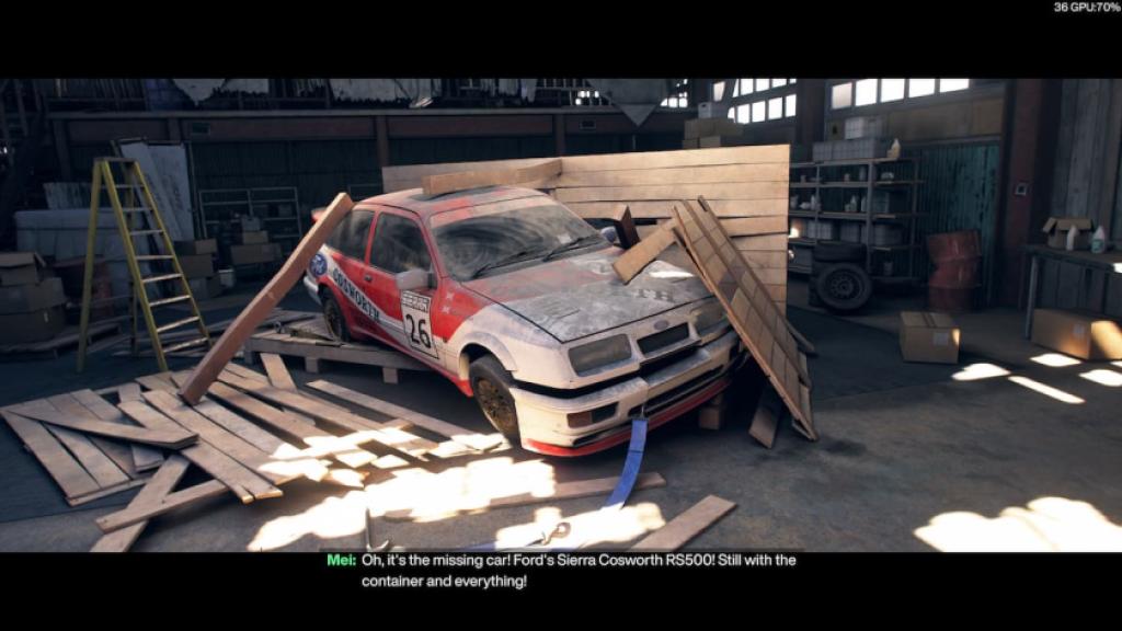 Broken down Sierra Cosworth in Forza Horizon 6