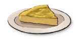 A slice of a Frittata in LumenTale 