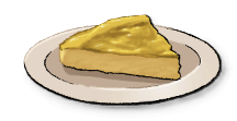 A slice of a Frittata in LumenTale 