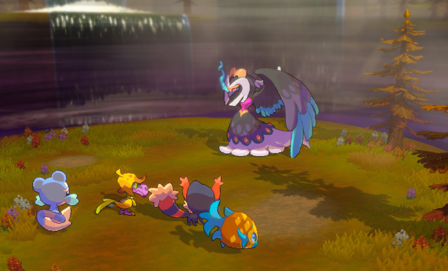 A screenshot from LumenTale showing a battle scene