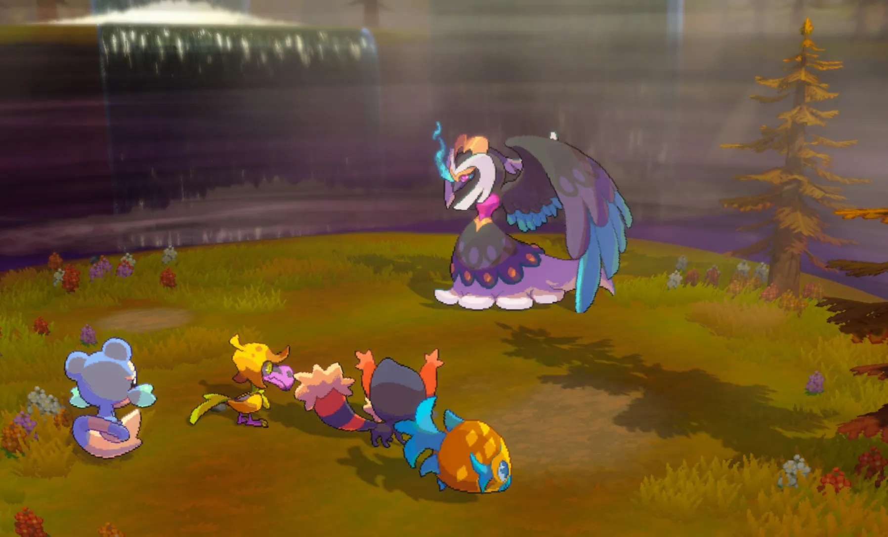 A screenshot from LumenTale showing a battle scene