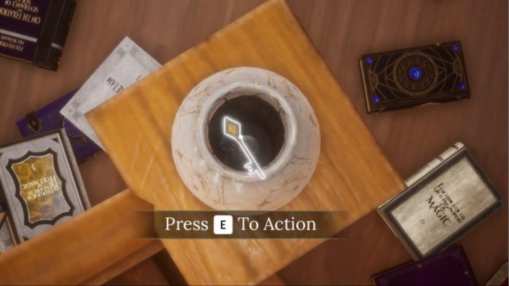 Yellow key location