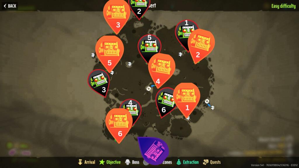 Desert map in Far Far West