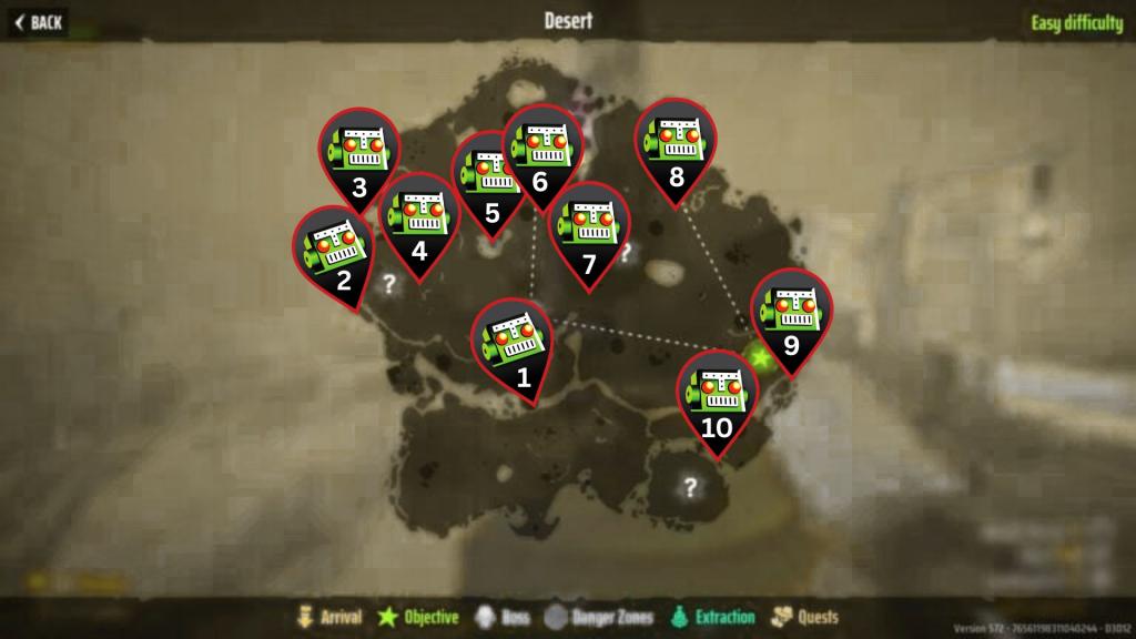 Desert map in Far Far West