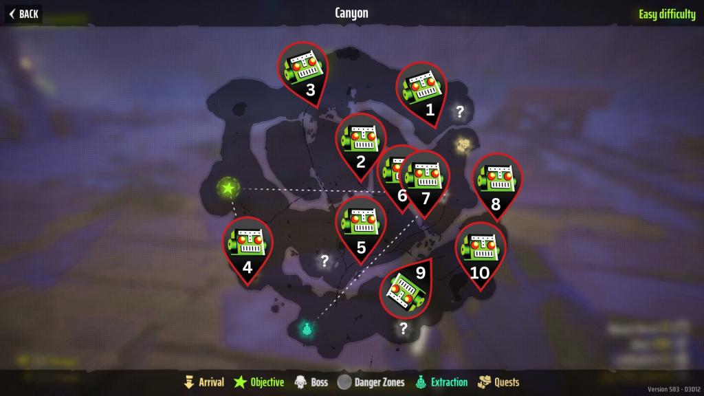 Grave locations in Canyon in Far Far West