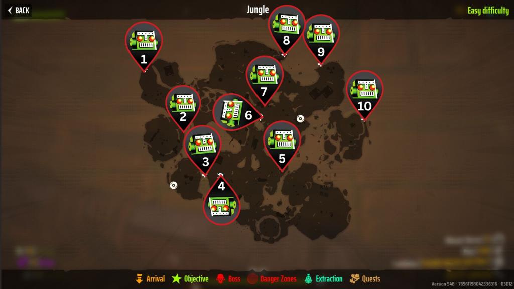 Grave locations in The Jungle