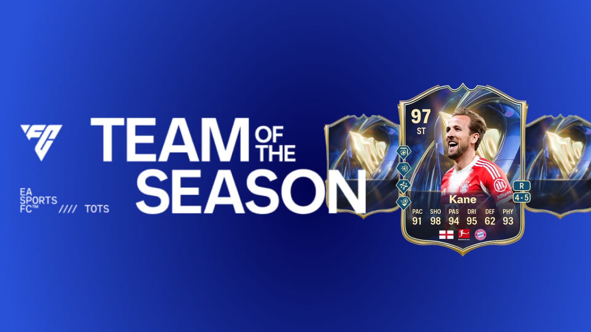 Harry Kane TOTS card in FC 26