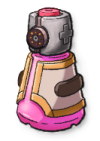 An upgraded potion bottle with layers of brown on the outside