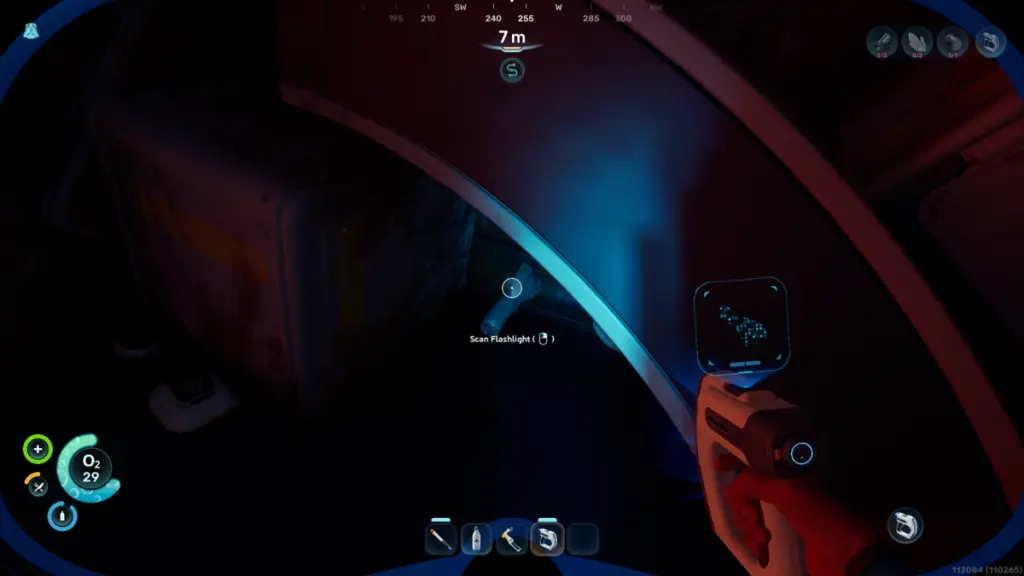 First Flashlight fragment in Subnautica 2