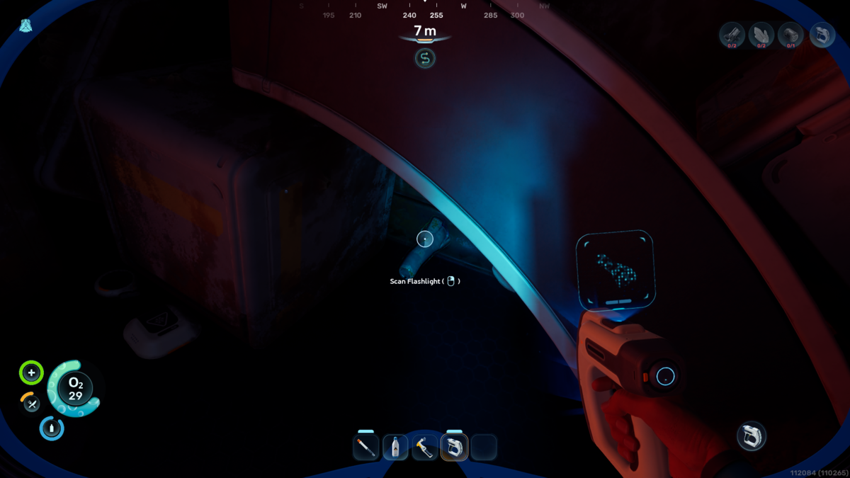 First Flashlight fragment in Subnautica 2