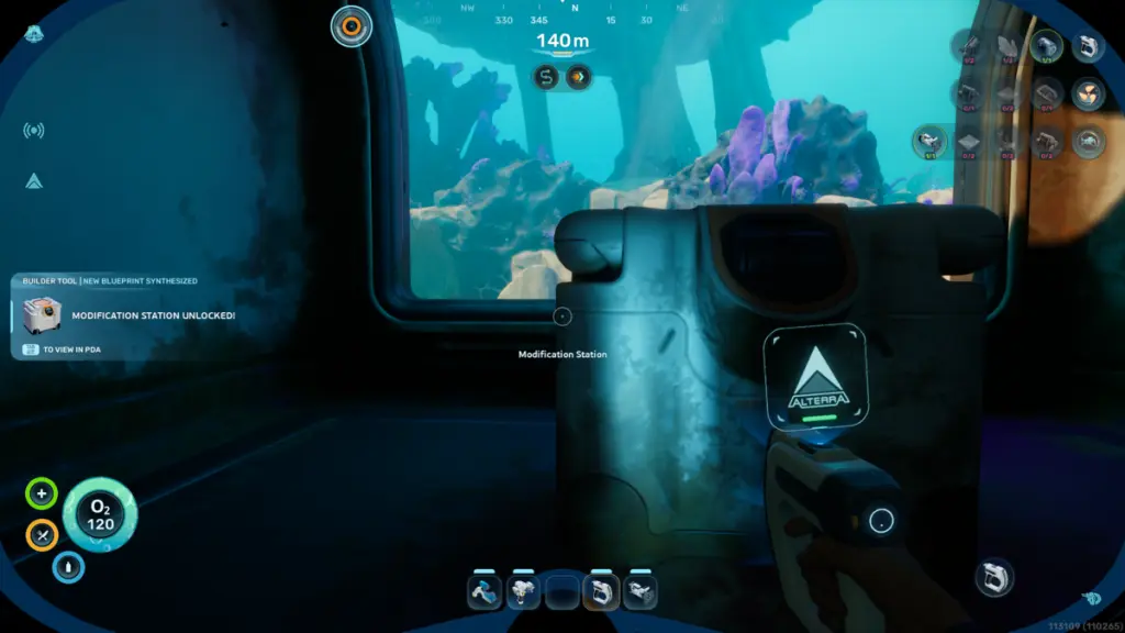 Modification Station in Subnautica 2