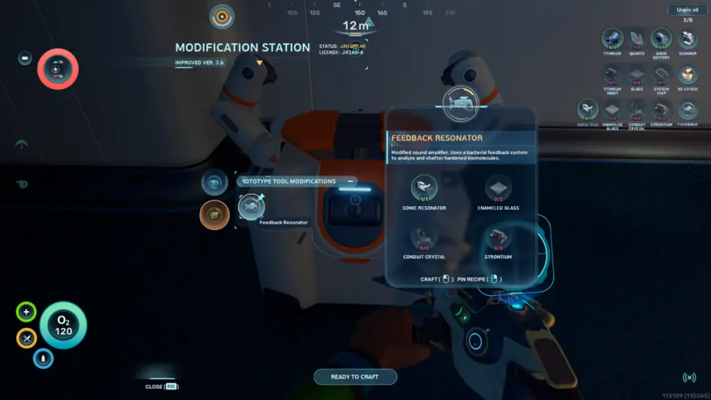 Modification Station in Subnautica 2