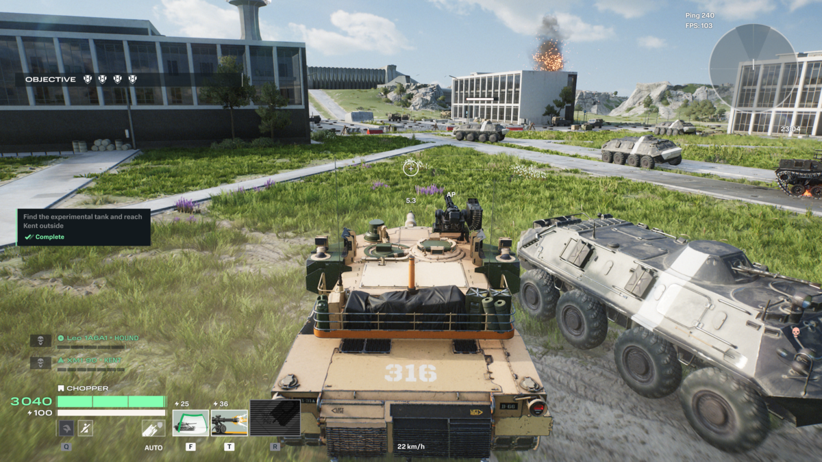 Driving a tank in World of Tanks: HEAT