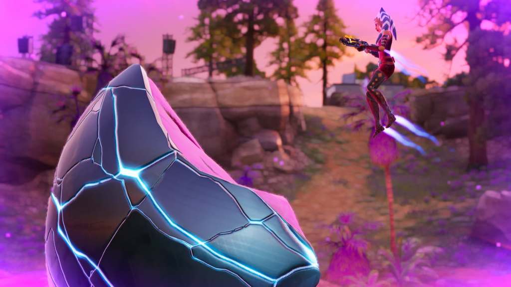 Jumping into zero point shard in fortnite