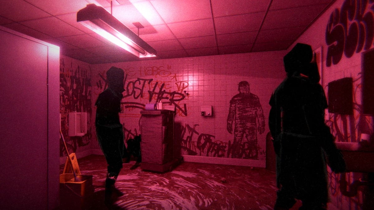 A red room in the phasmophobia alan wake event