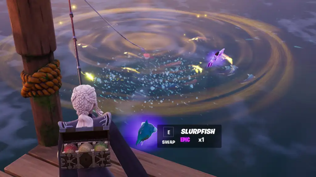 How to catch items from Golden Fishing Spots to reduce Fishstick's ...