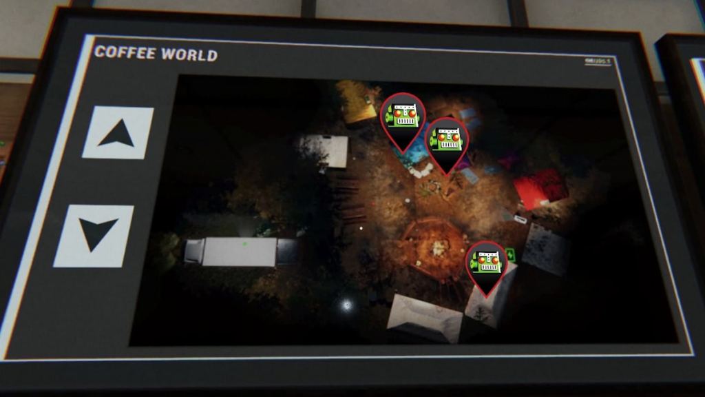 All coffee world doll map locations in phasmophobia