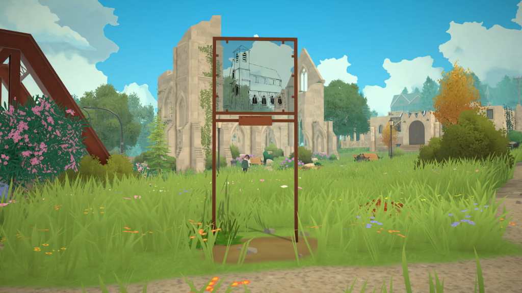 Community center ruins memorial in Paralives