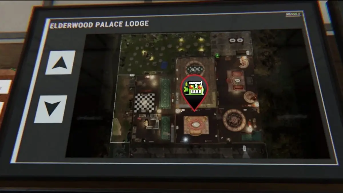 first floor elderwood palace lodge doll map locations in phasmophobia