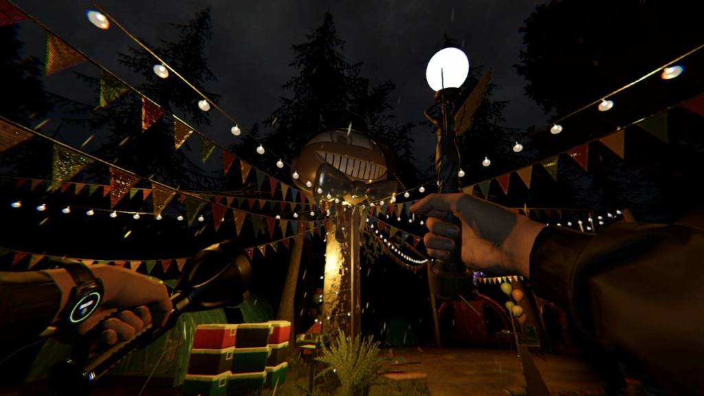 Holding angel lamp up in air in phasmophobia