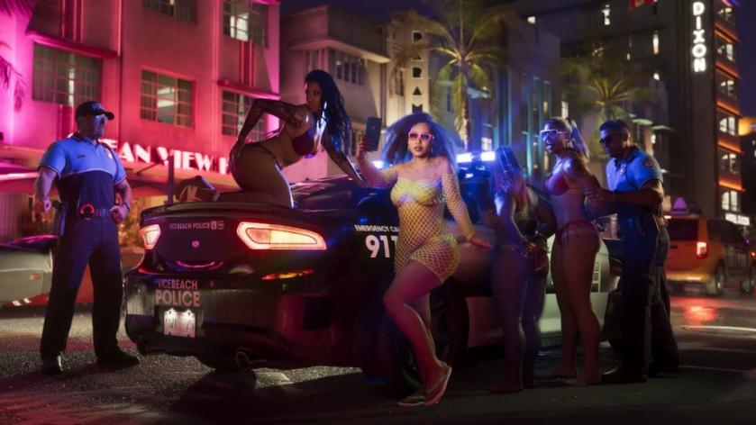 GTA 6 Cop Car twerking