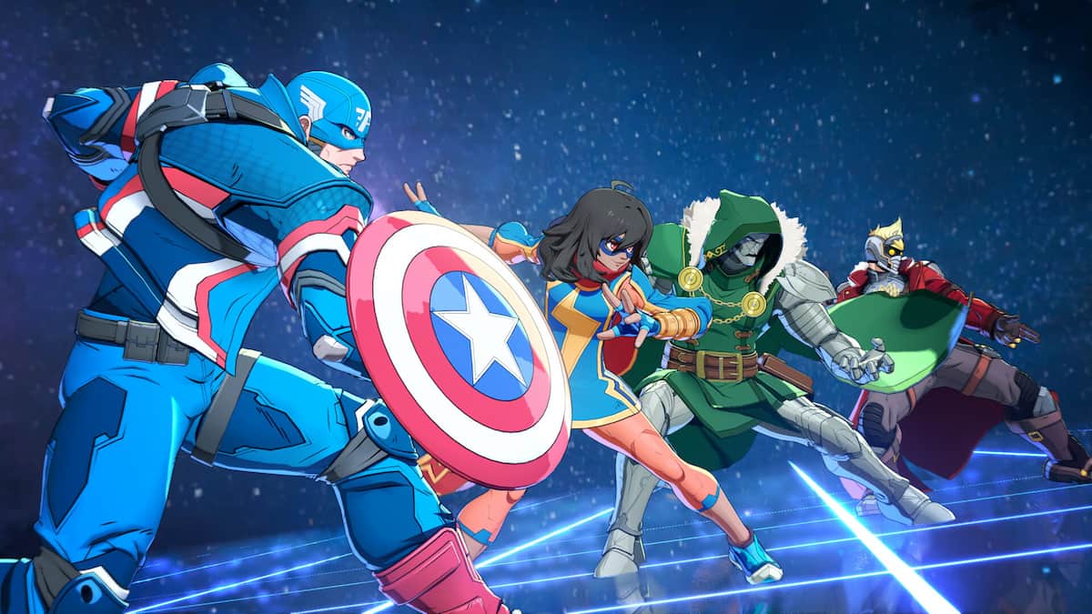 Marvel Tokon Captain America Ms. Marvel Dr. Doom Star-Lord