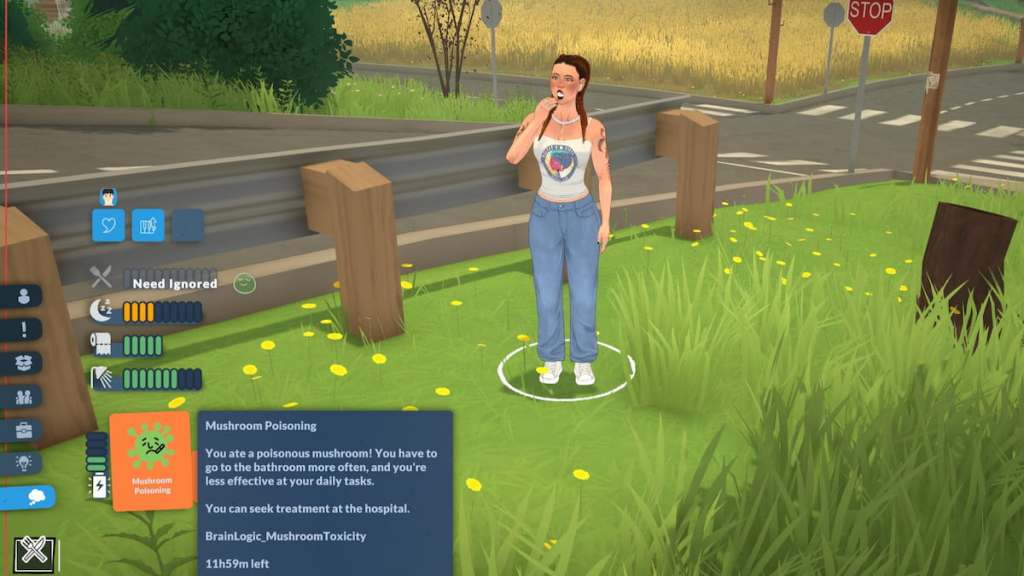 Mushroom poisoning in paralives