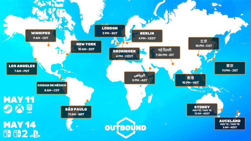 Outbound release calendar