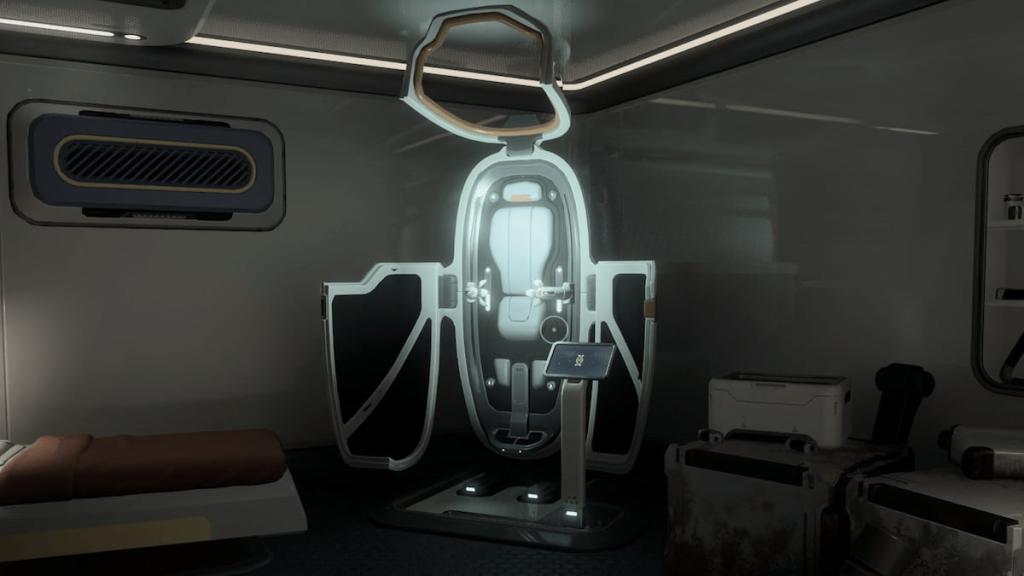 Subnautica 2 Biobed in Quaker Meetinghouse room