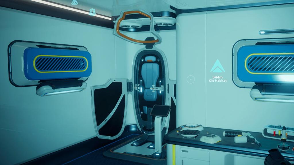 Subnautica 2 Biobed in Chap's room