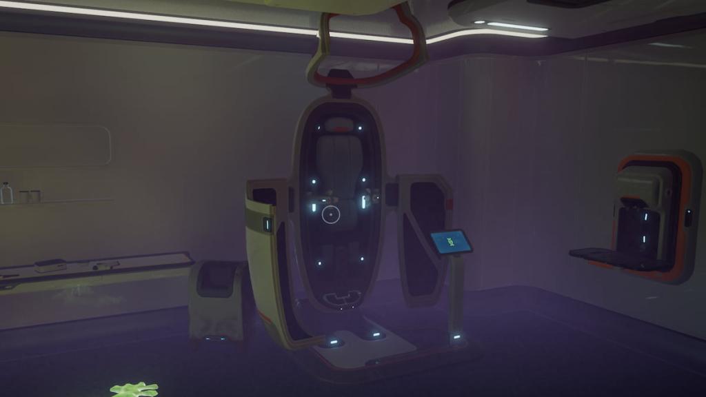 Subnautica 2 Biobed in salvage bunker