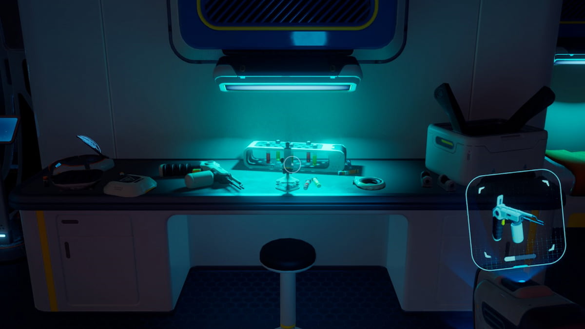 Subnautica 2 Repair Tool in Chap's room