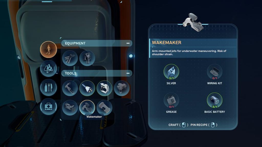 Subnautica 2 Wakemaker recipe